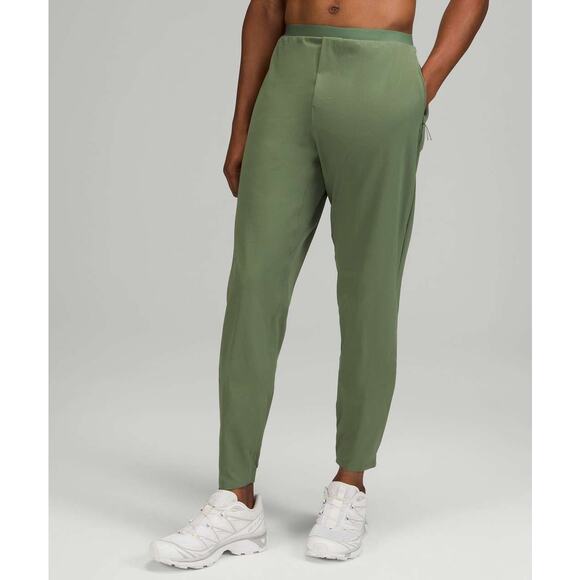 lululemon athletica Other - Lululemon Run State Jogger Green Twill Medium Mens Sweat Wicking Pant Bottom